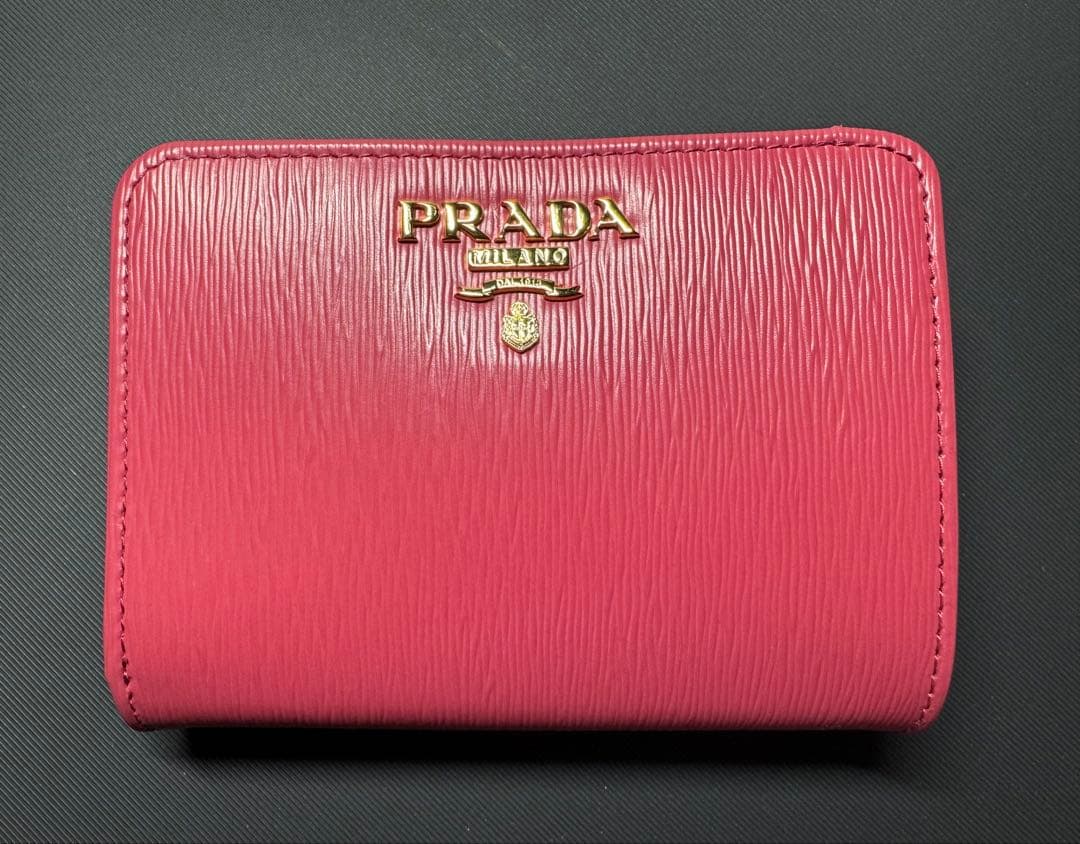 【未使用品】 PRADA 1ML018 ビッテロムーヴ PEONIA ピンク