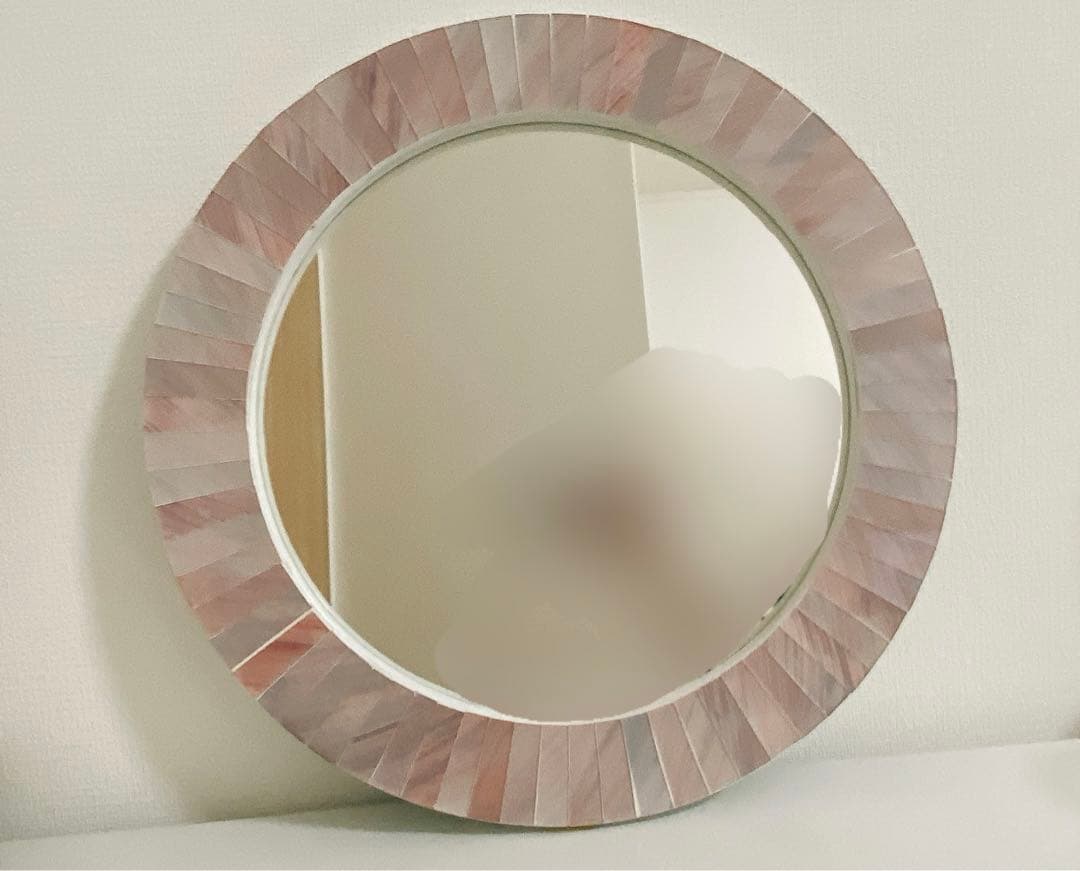 【レア商品】Francfranc ウォールミラー シェル ピンク