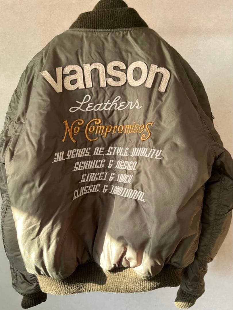 VANSON MA1 ライダージャケット
