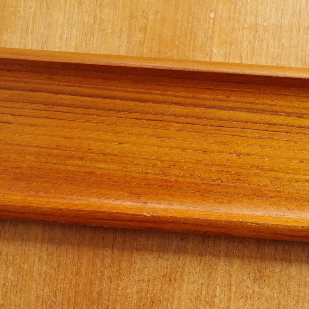 スウェーデン製 チーク 小物入れ 木製 トレイ プレート トレー お盆 北欧