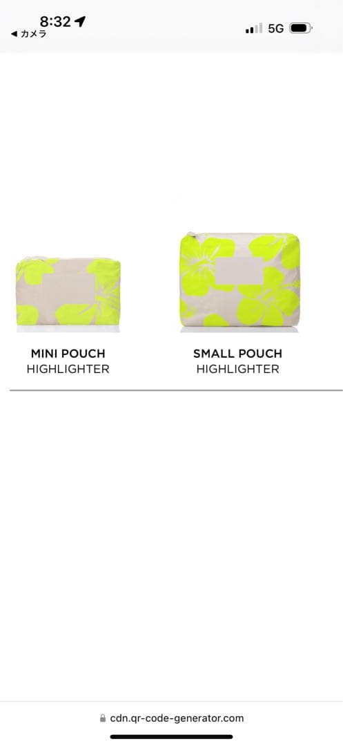 Aloha collection Highlighterスモールポーチ