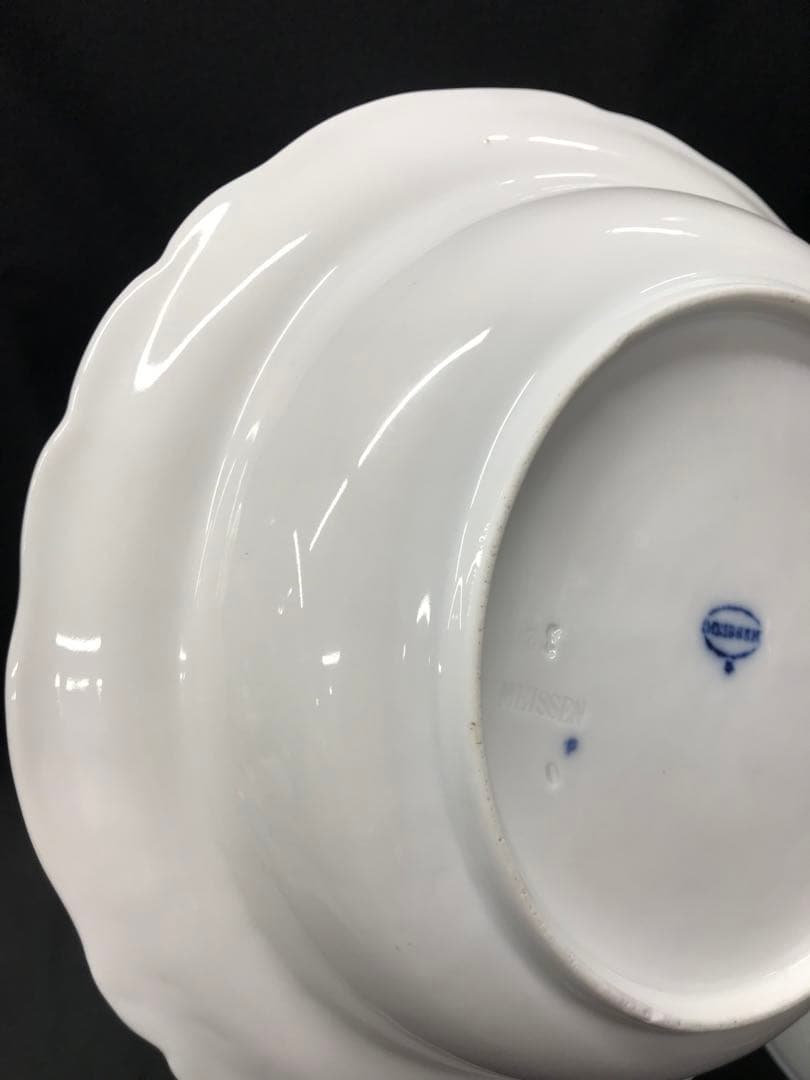 【レアUSED】meissen マイセン　ブルーオニオン　蓋付　蓋物