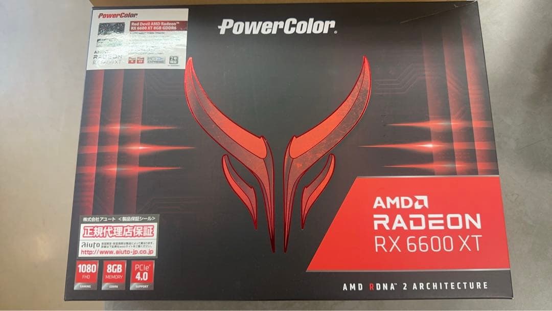 未使用PowerColor Radeon RX 6600 XT 8GB