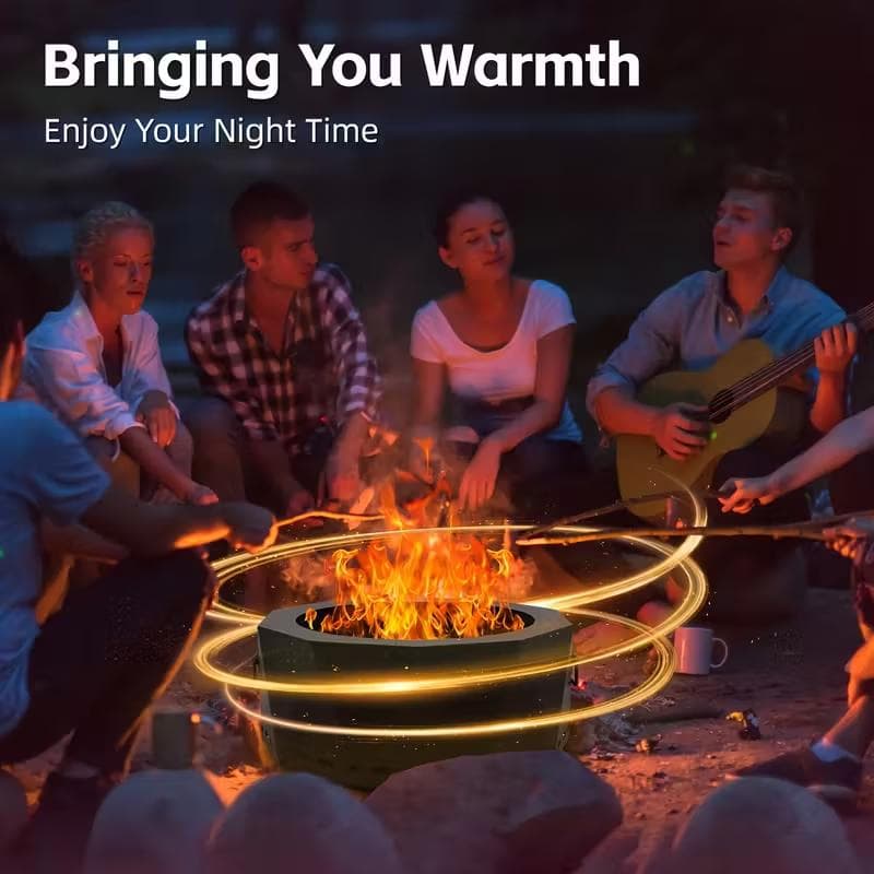 大型二次燃焼焚火台ストーブ ファイヤーピット 新品未使用品