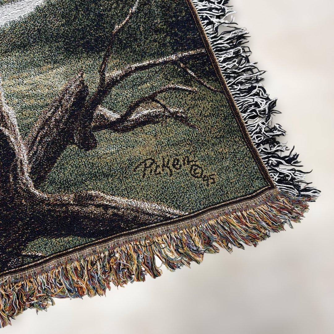 イーグル　鷹　マルチカバー　ソファカバー　ヴィンテージラグ　177x133