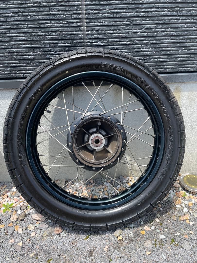 とも　SR ブラックスペシャル　純正前後タイヤホイールセット