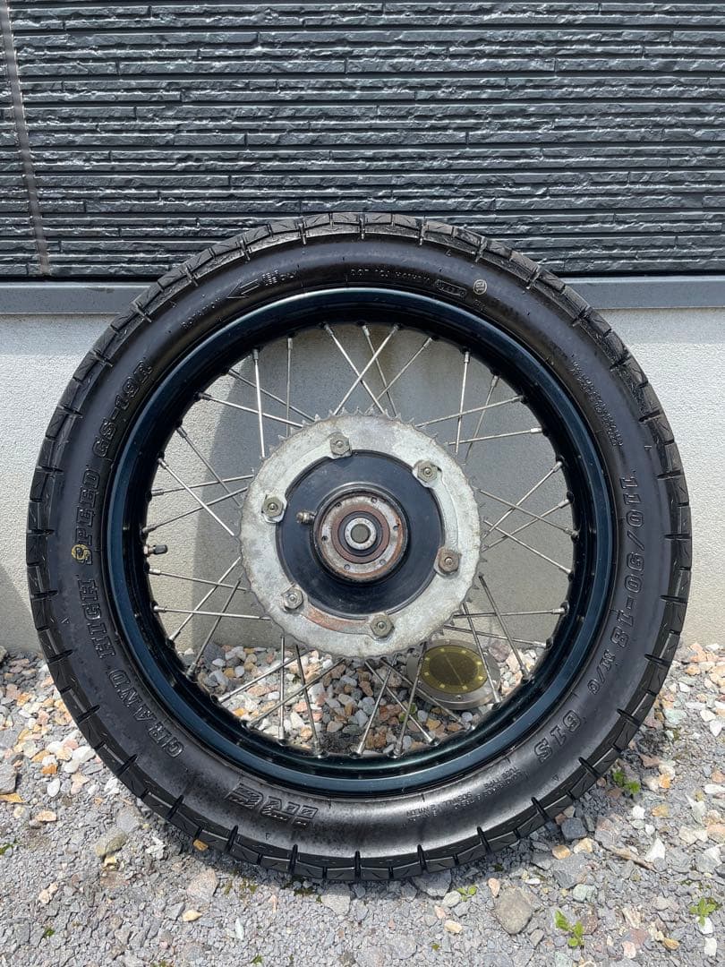 とも　SR ブラックスペシャル　純正前後タイヤホイールセット