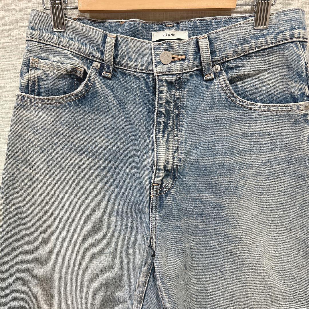 CLANE クラネ クラッシュデニムパンツ CRASH DENIMPANTS 1