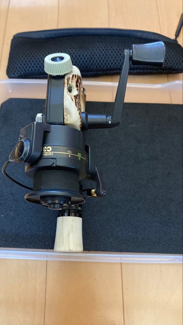 激レア　アブガルシア　カーディナルC3 スタッグハンドル　リールロッドセット　鹿