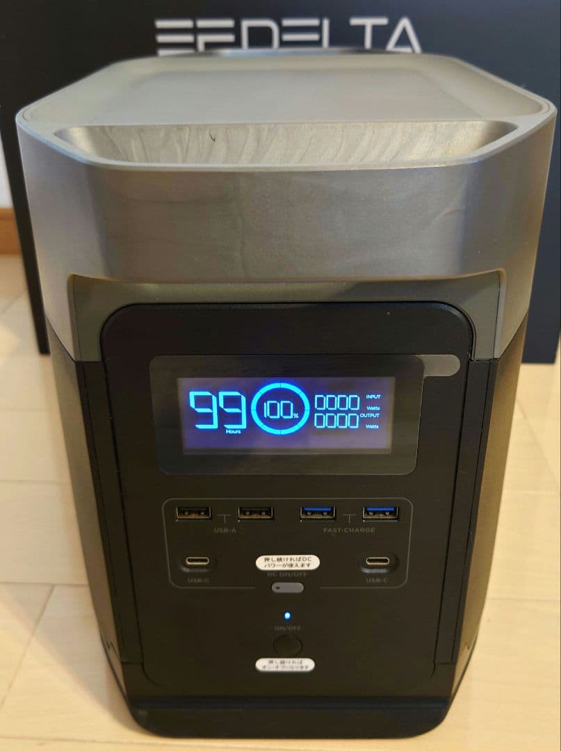 【中古】ECOFLOW ポータブル電源 DELTA 1300-JP
