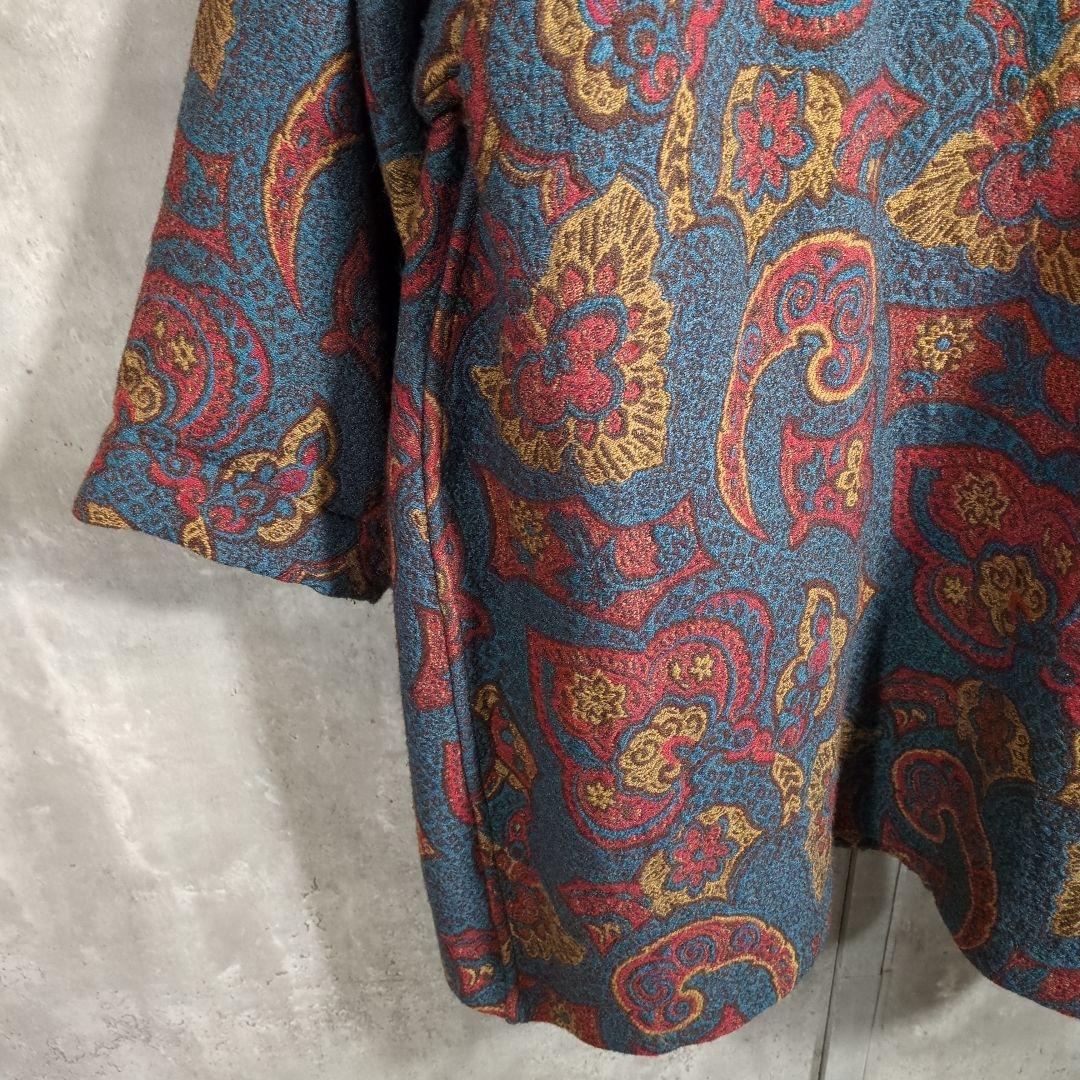 【80s~_vintage】MISSONI JacquardHoodieCoat