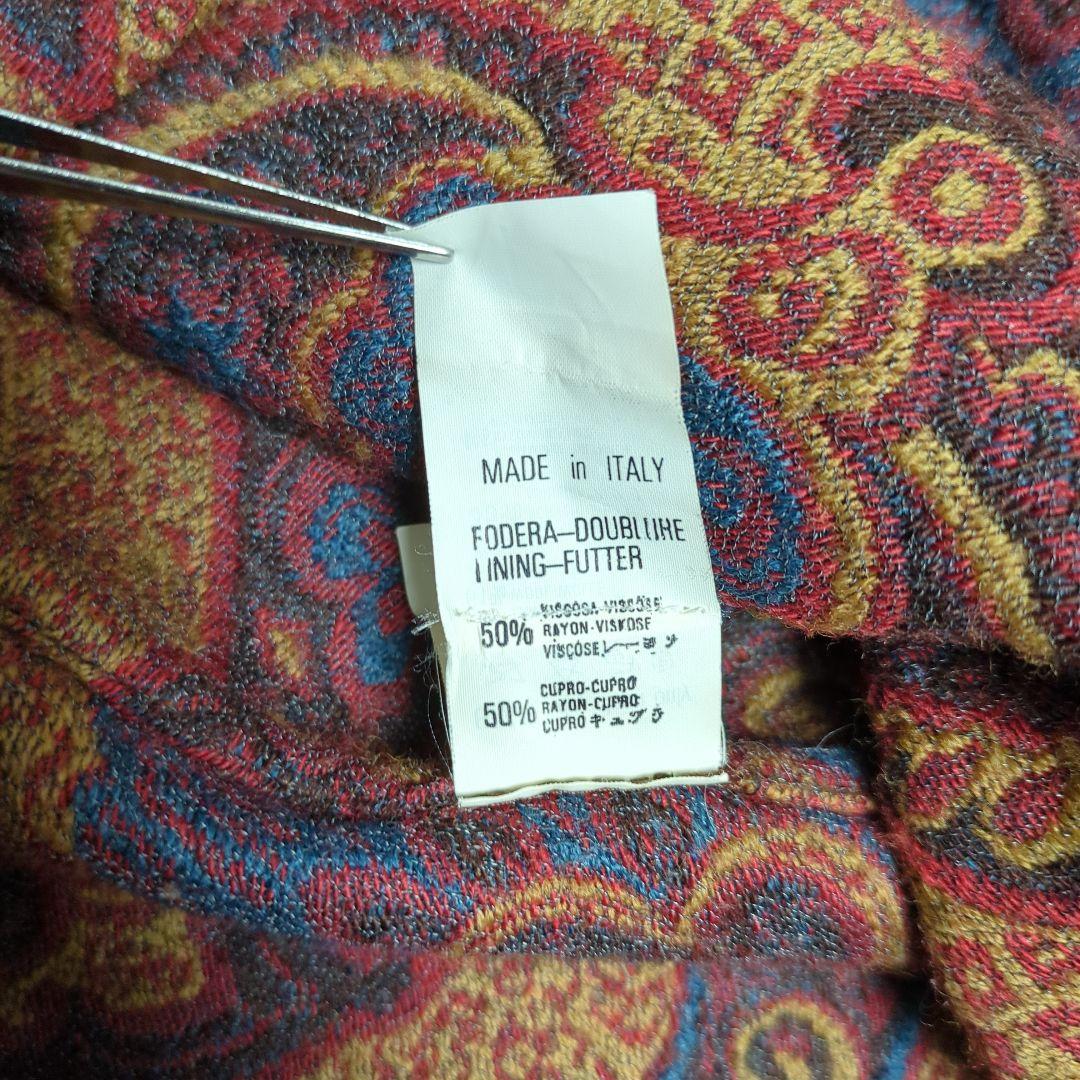 【80s~_vintage】MISSONI JacquardHoodieCoat