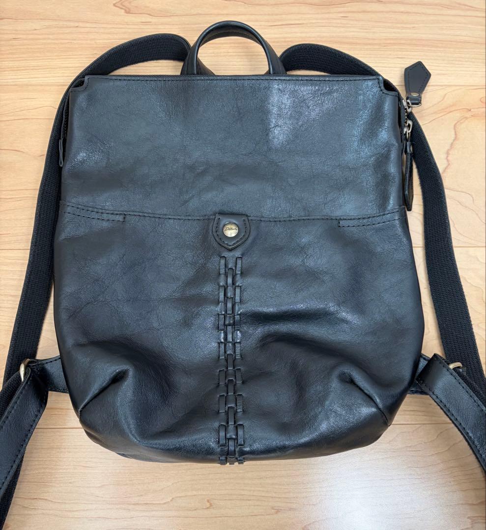 Dakota ダコタ　ブラック レザー リュック