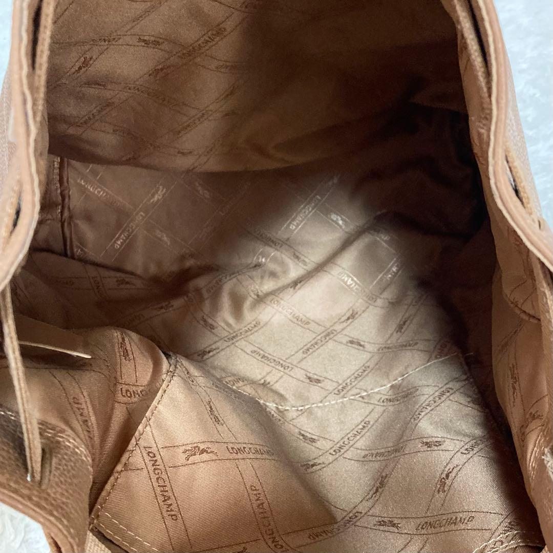 美品♡ ロンシャン ル フローネ レザー リュック バックパック ブラウン