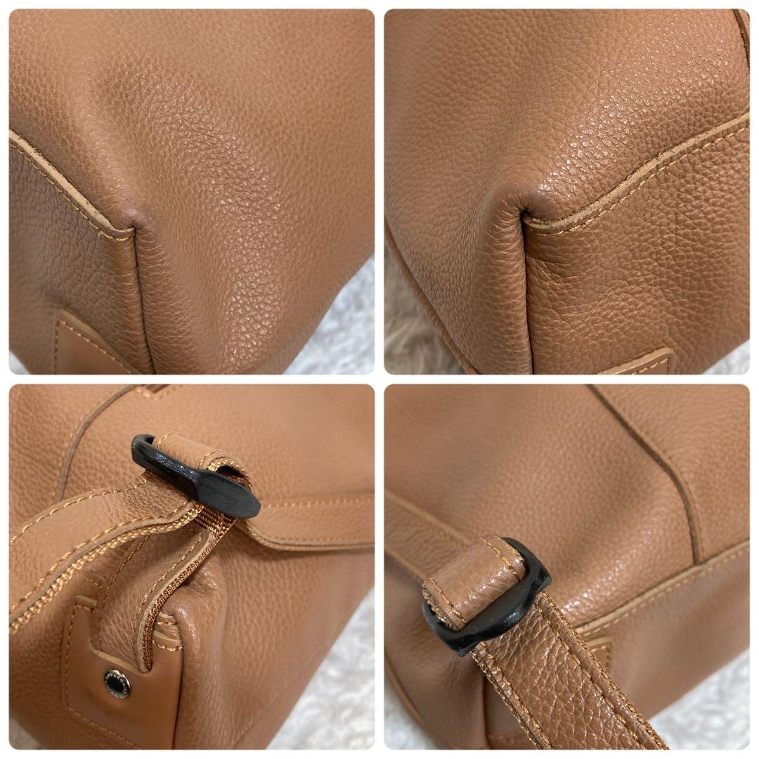 美品♡ ロンシャン ル フローネ レザー リュック バックパック ブラウン