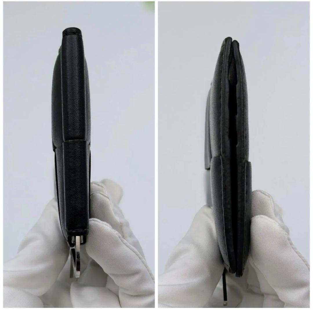 【美品】ボッテガヴェネタ マネークリップ ダークモス