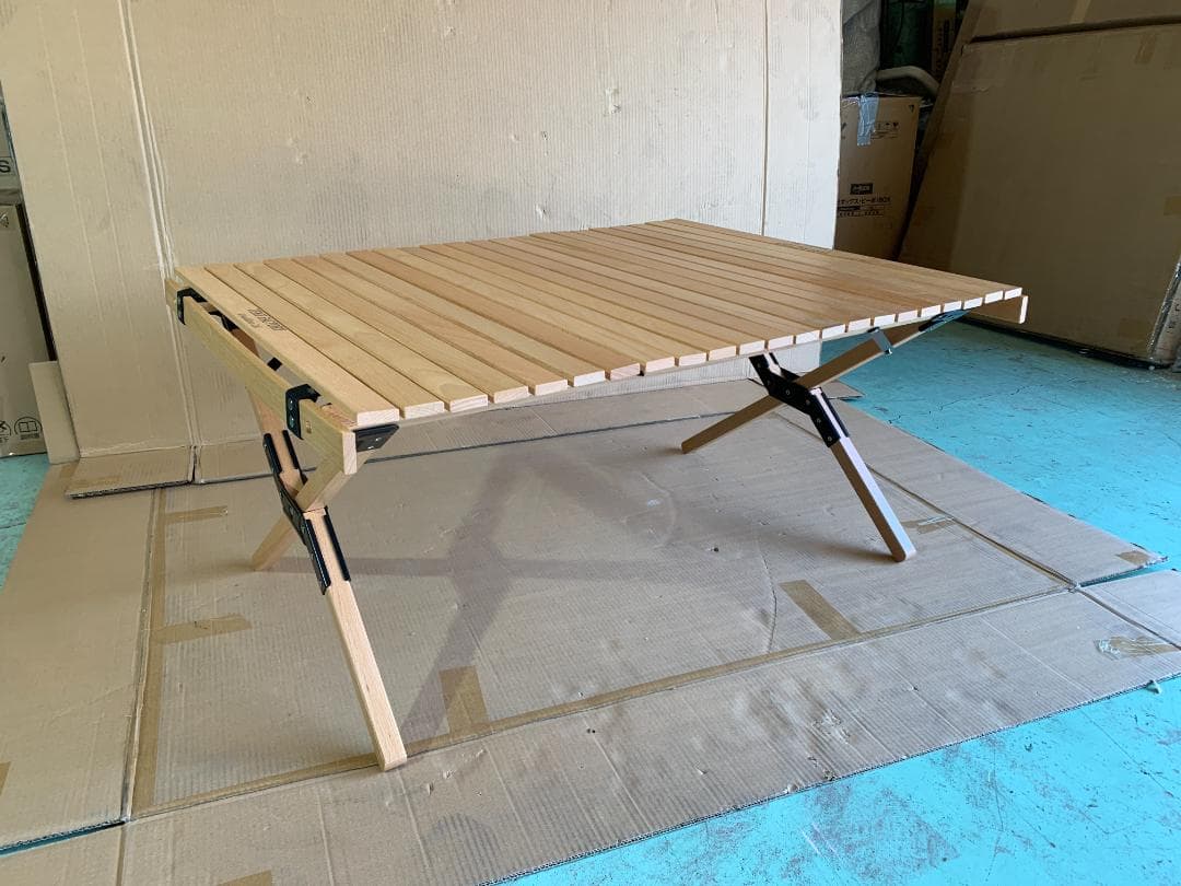 テントファクトリー ウッドラインロールトップテーブルTF-ZEL-RT90W