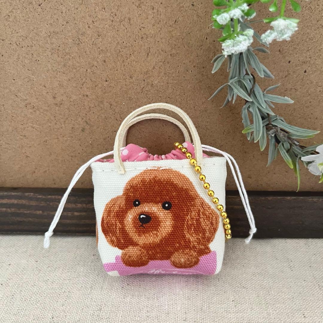 2408-12 ミニチュア巾着トートサシェ 香り袋　SOLD→ご注文承ります♡