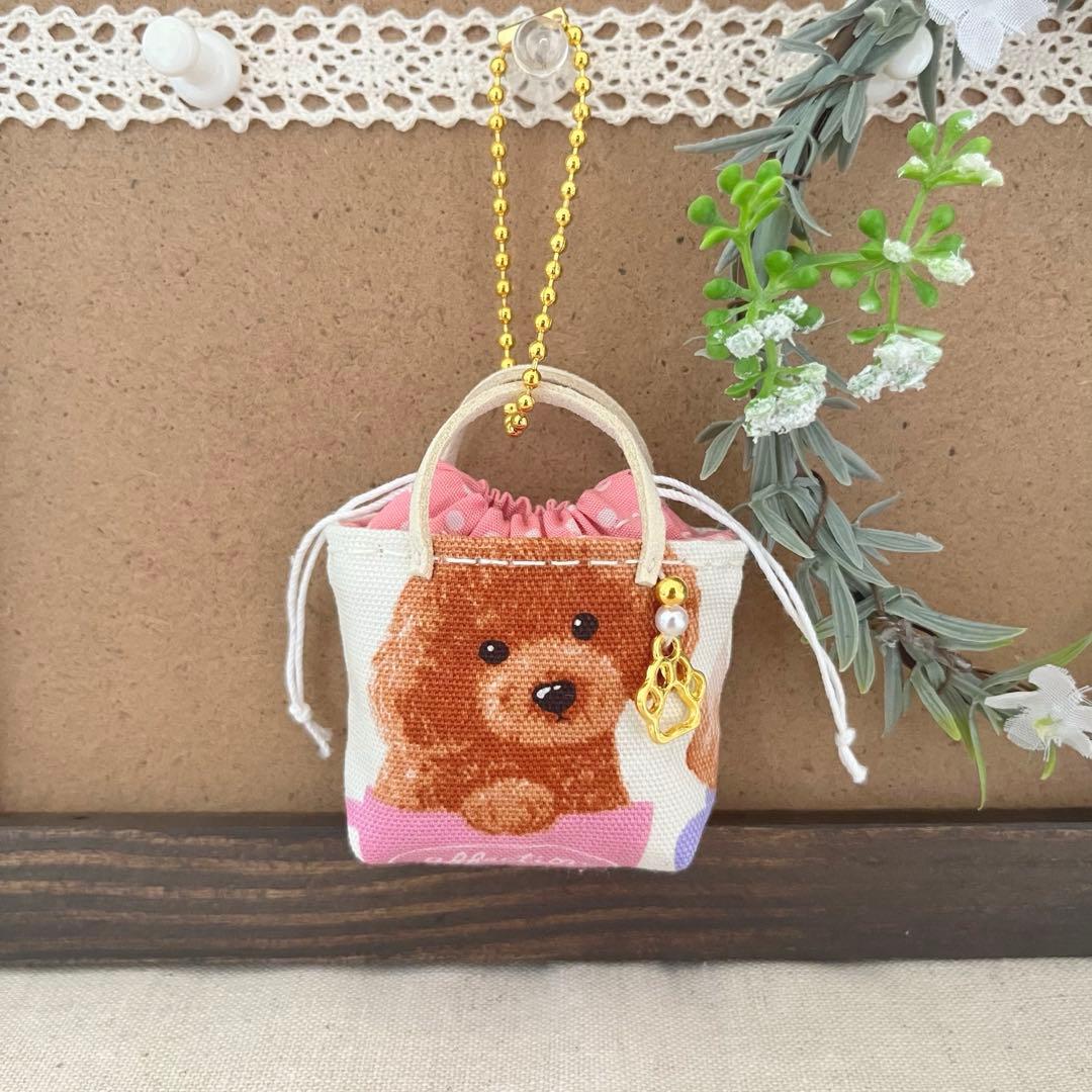 2408-12 ミニチュア巾着トートサシェ 香り袋　SOLD→ご注文承ります♡