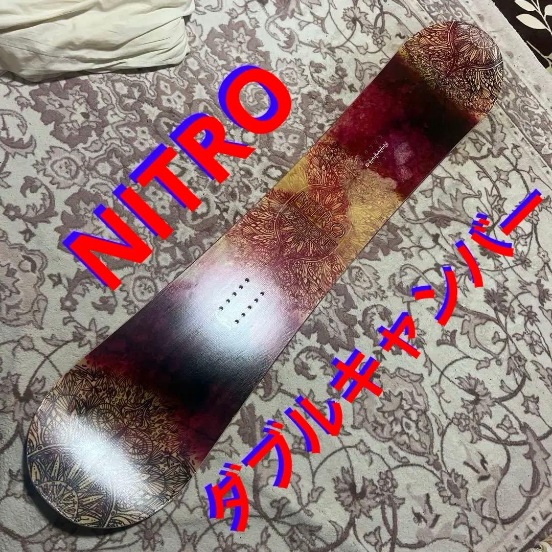 超美品 NITRO MYSTIQUE 149cm ダブルキャンバー レディース