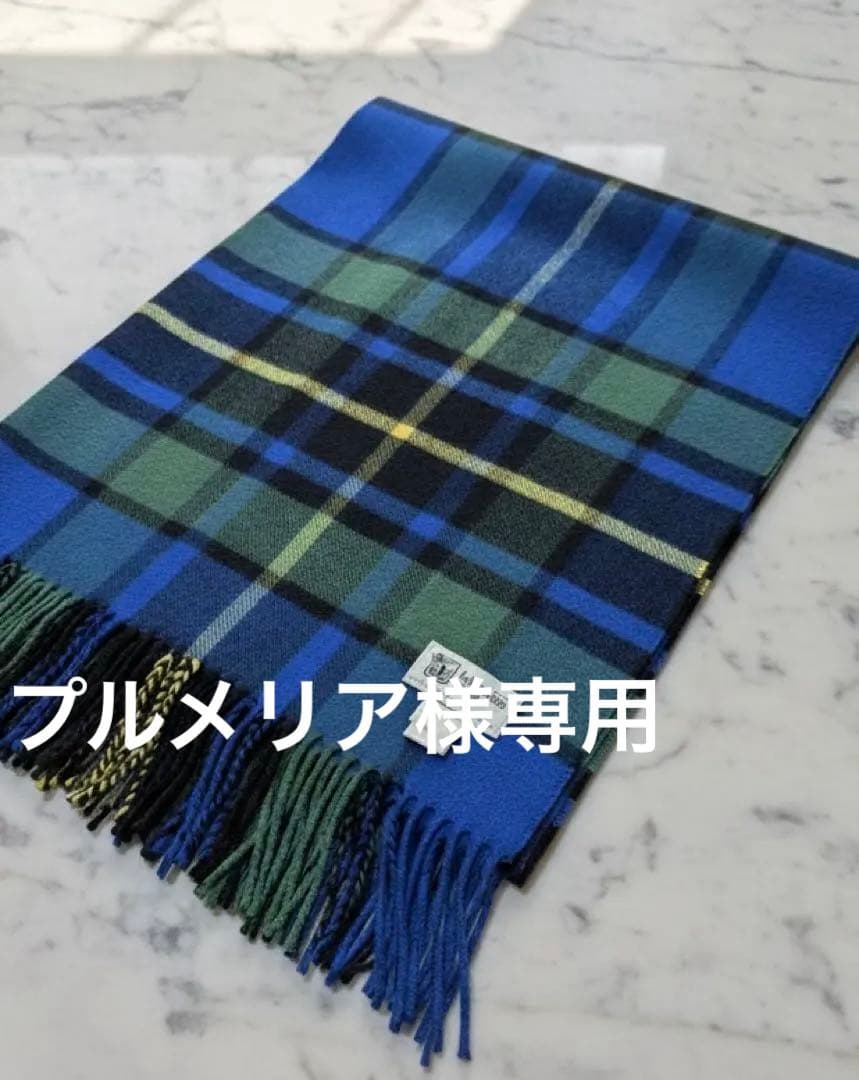 ジョンストンズ　エストネーション別注　エリバンク　大判ストール　カシミヤストール