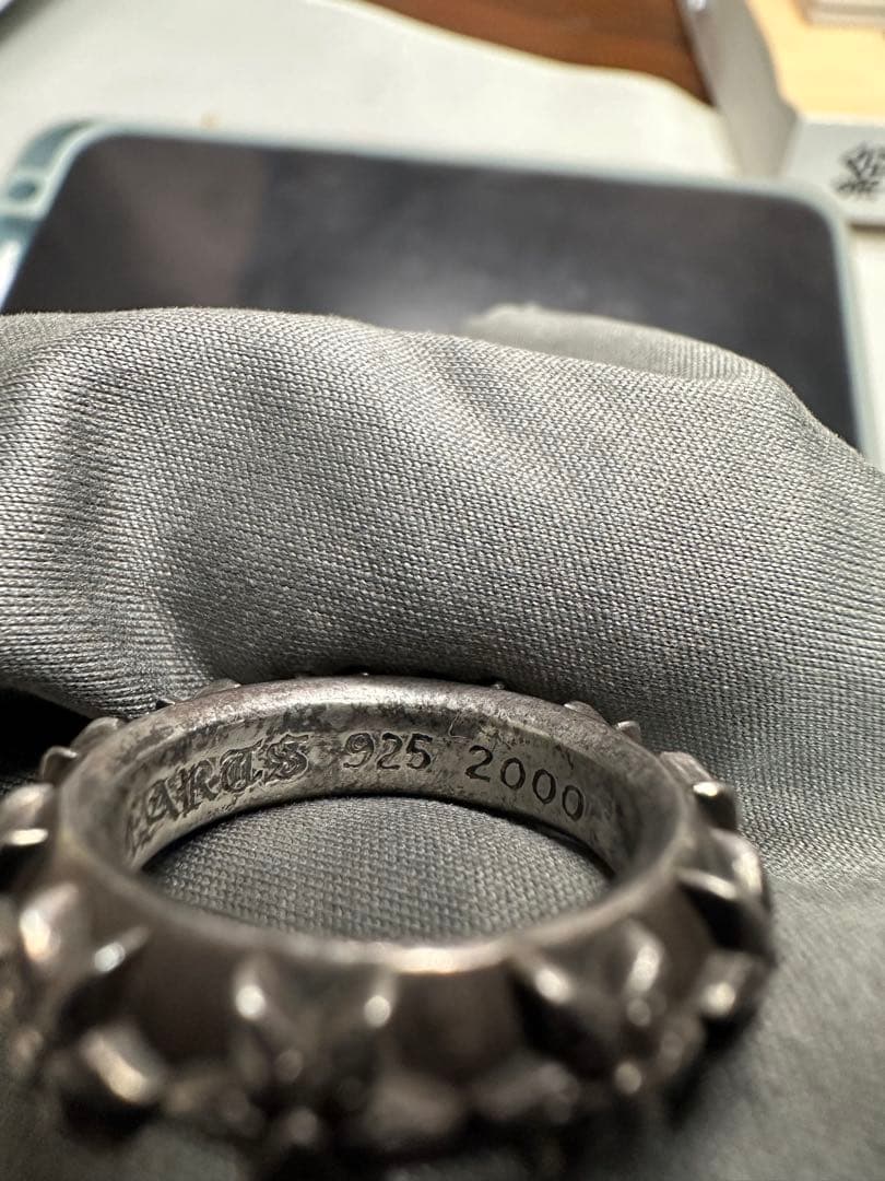 クロムハーツ スターバンド リング SV925 2000年製 正規品