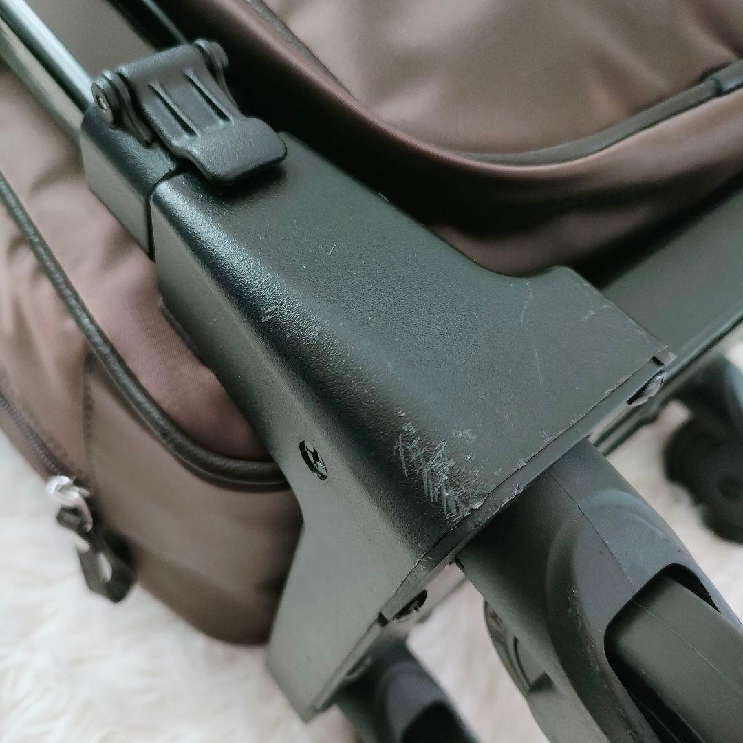 美品✨スワニー　D371 リニーエII　キャリーバッグ 　ショピングカート 茶色
