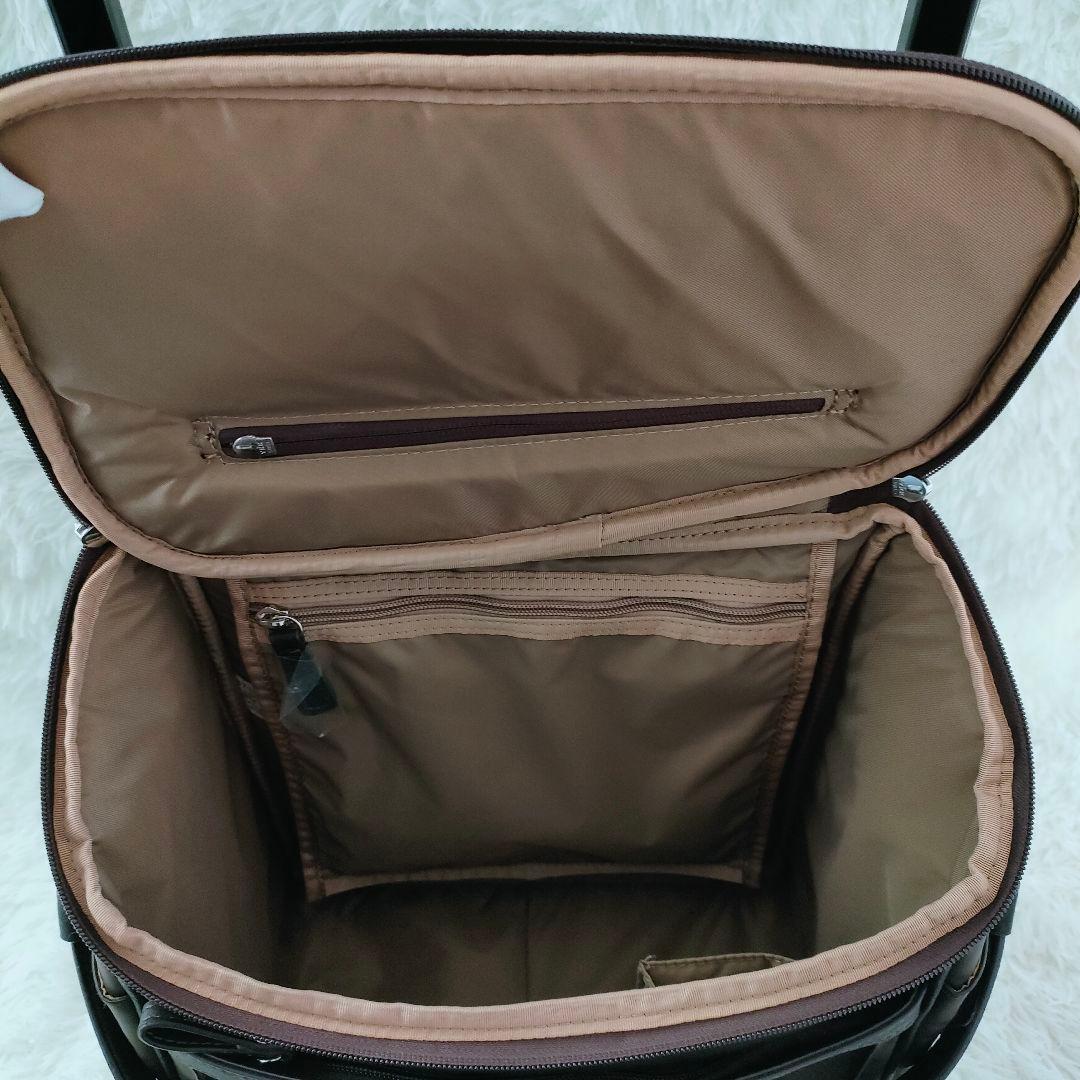 美品✨スワニー　D371 リニーエII　キャリーバッグ 　ショピングカート 茶色