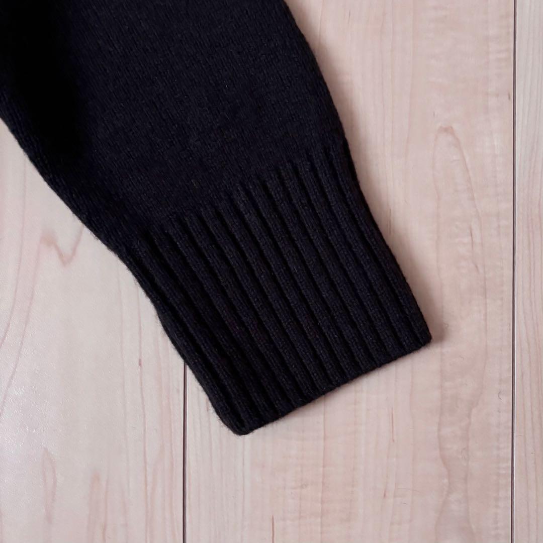 完売　23区　ウールカシミヤブレンドスタンドネックニット　カシミヤ混　サイズ38