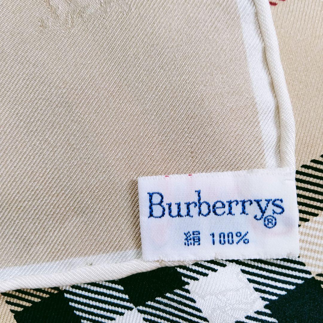 希少 美品✨️ バーバリー 大判スカーフ ノバチェック シャドーホース シルク