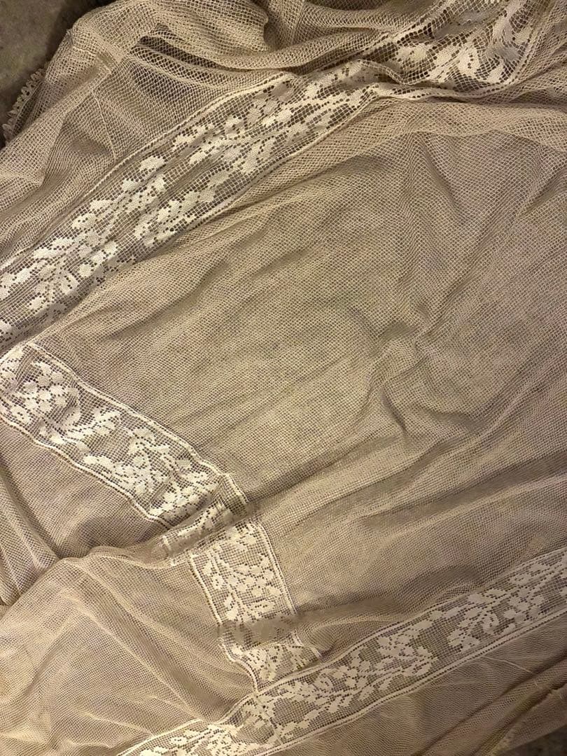 超大判アンティークレースカーテン220×265