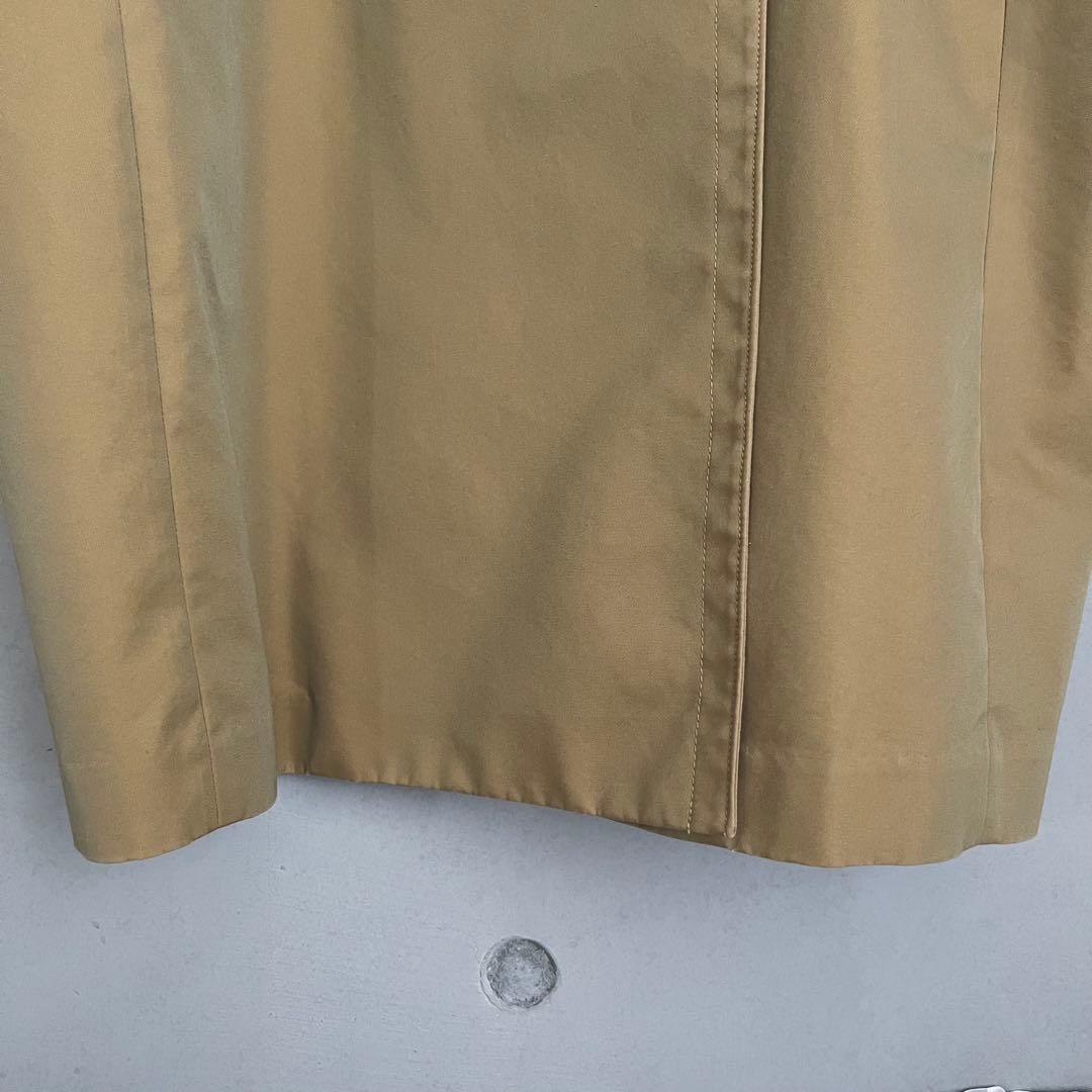 ENFOLD シャンブレーギャバオーバービッグトレンチコート　玉虫色