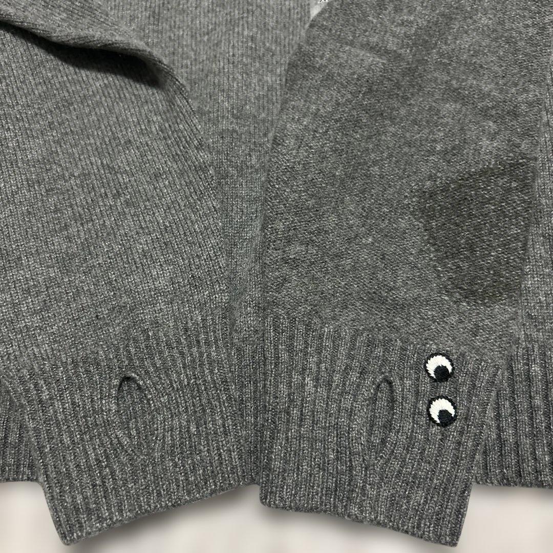 ユニクロ　アニヤ　カシミアクルーネックセーター