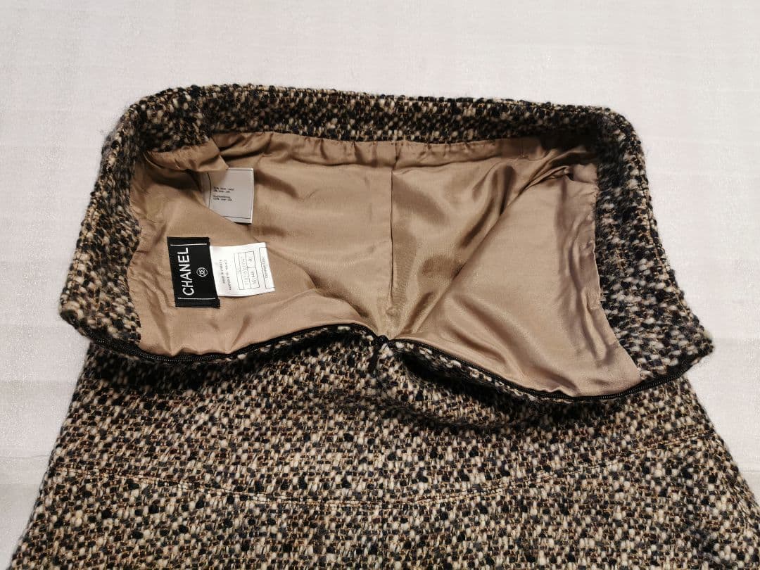 スボミー。■シャネル■ツイード✨マーメイド✨スカート■01A■34