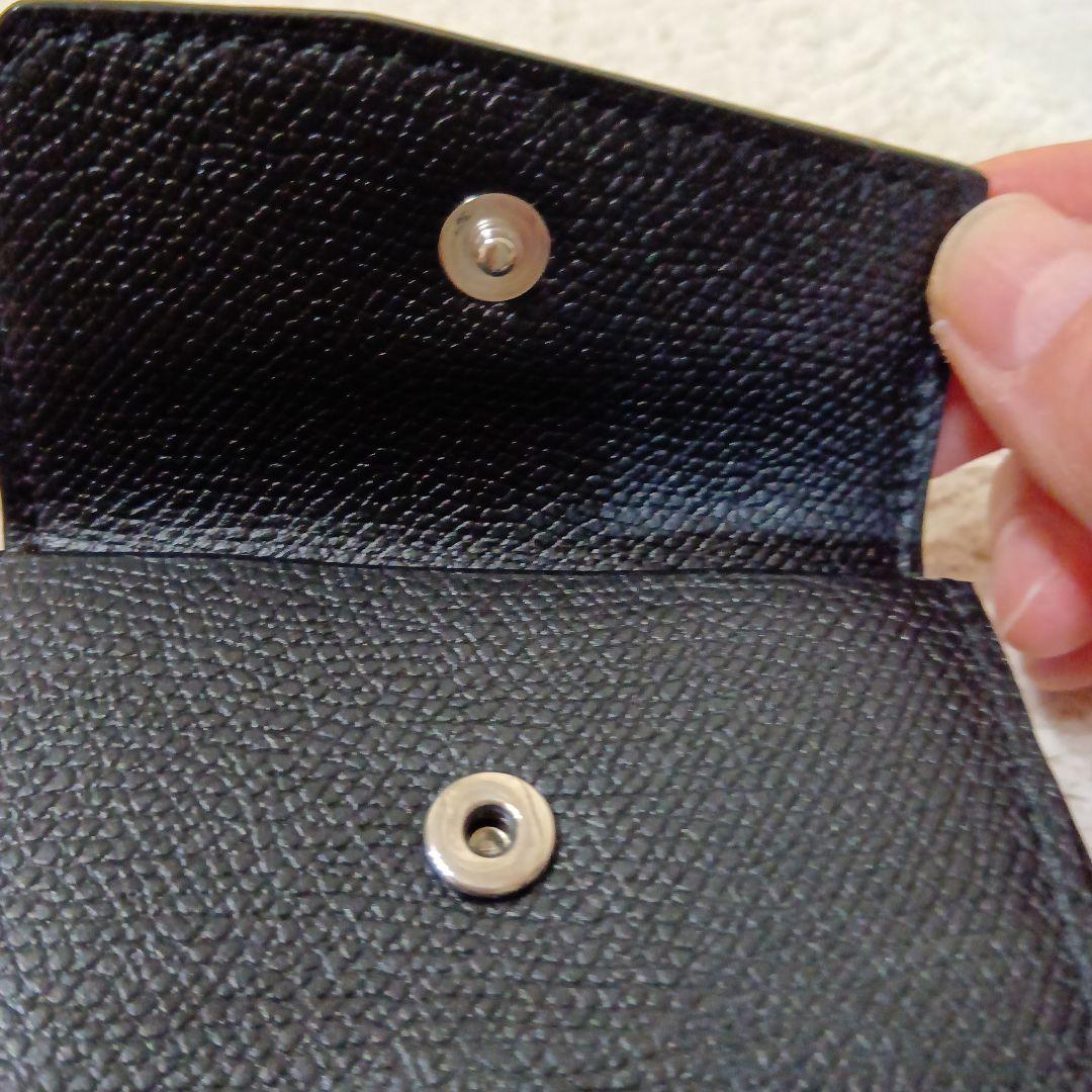 Valextra ブラック 三つ折り財布