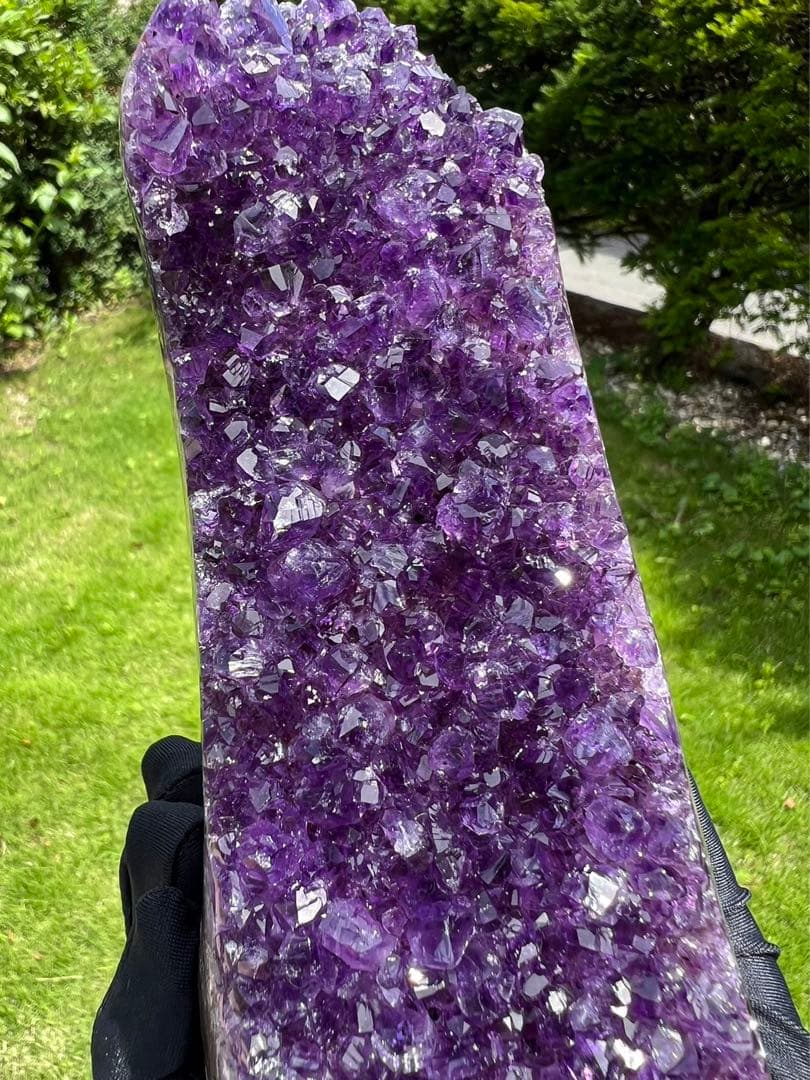 A723 高品質アメジストドーム クラスター ウルグアイ産 パワーストーン