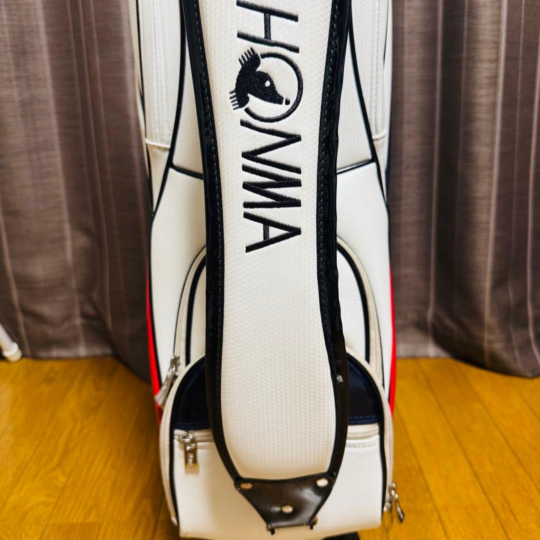 HONMA キャディバッグ ゴルフ バッグ ホワイト 白 White 本間