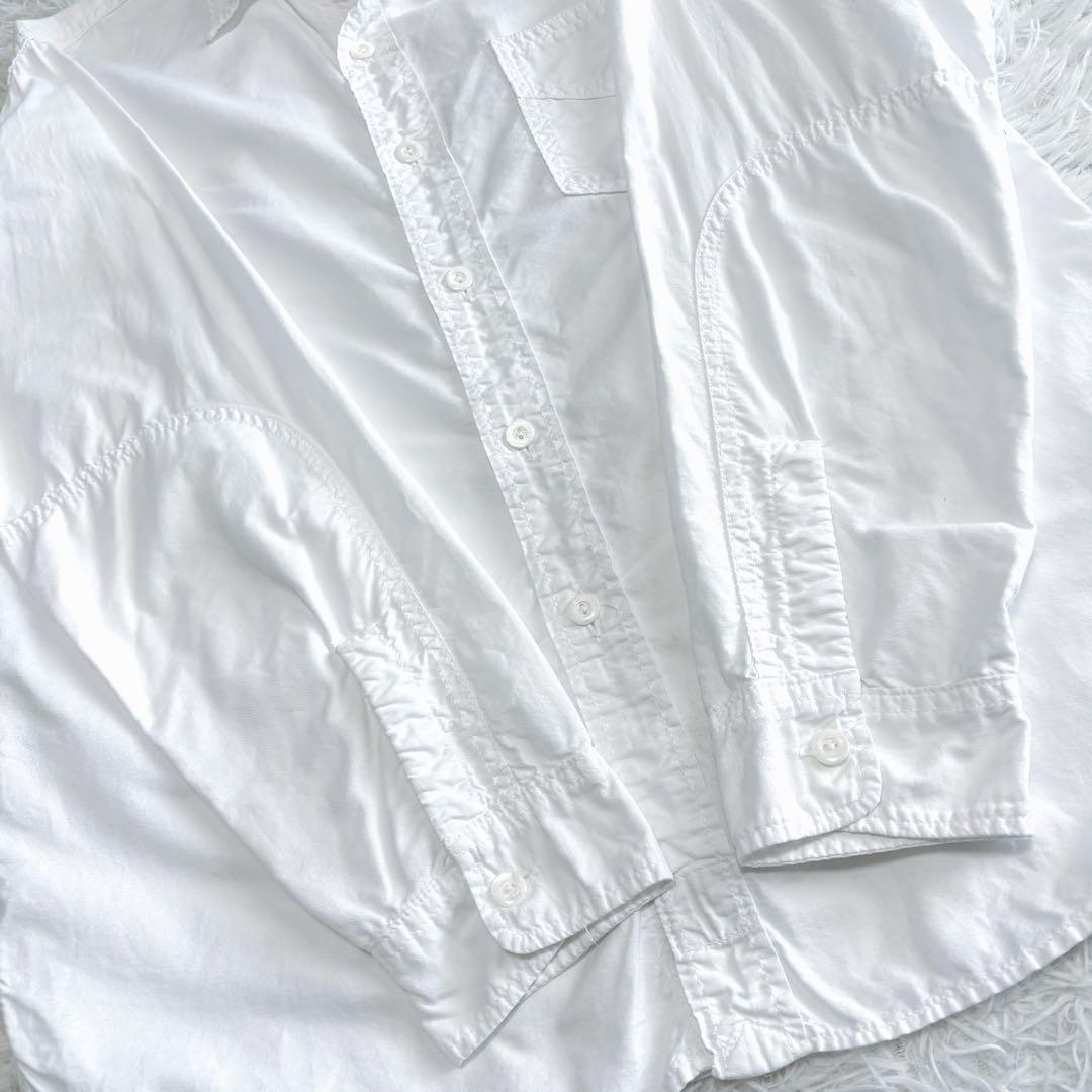 美品 ポストオーバーオールズ 長袖シャツ USA製 エルボーパッチ L