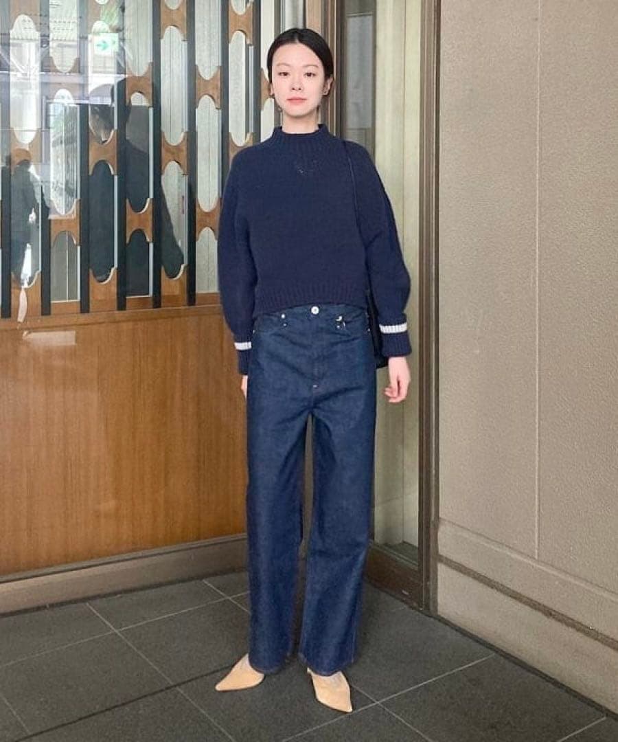 試着のみ　upper hights THE NIECE デニムパンツ 23