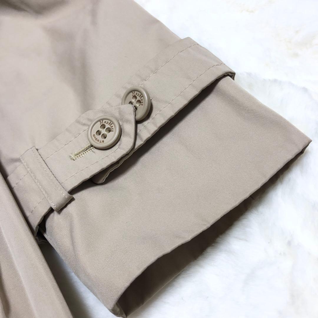 未使用級　マックスマーラ　studio　トレンチコート　ベージュ　赤タグ