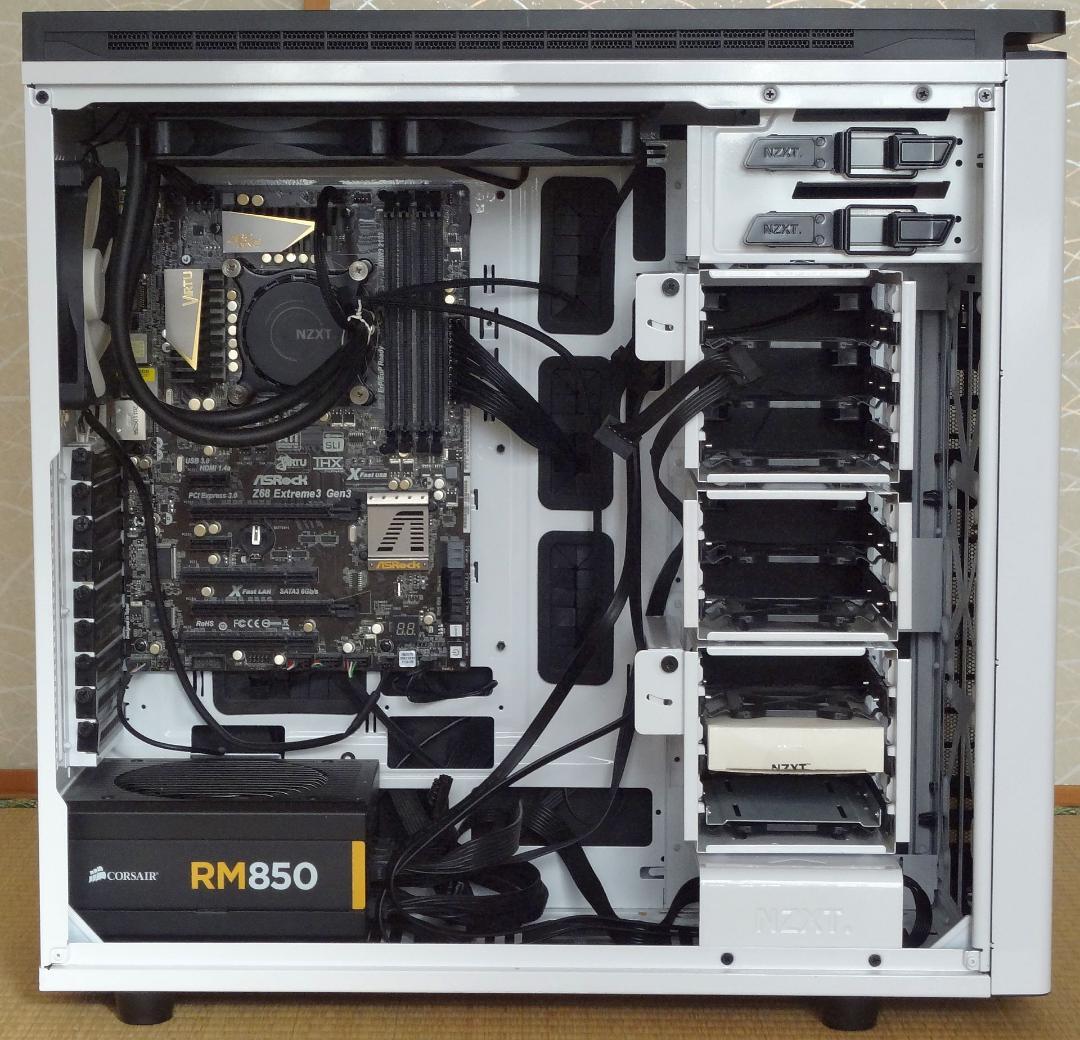【値下げ】NZXT H630 ホワイト(電源、簡易水冷セット)