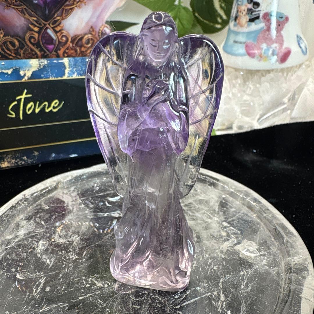 高品質 アメジスト天使♡♡No.2610