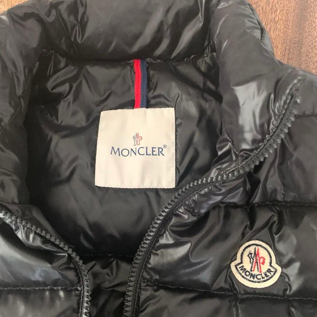 【美品】MONCLER ダウンベスト 黒　サイズ1