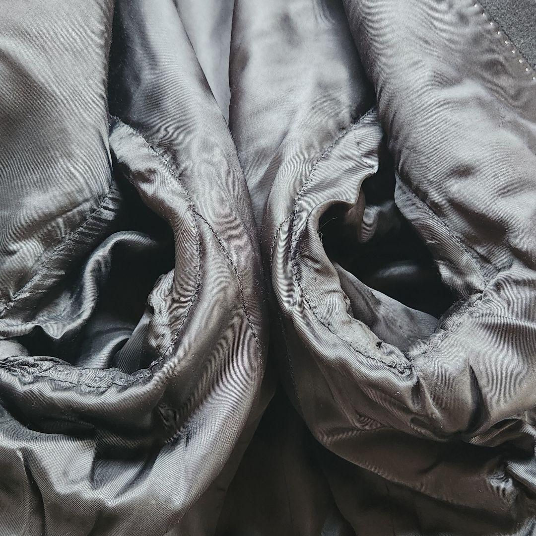 ✨ウールカシミヤ✨ヒューゴボス❣️チェスターコート　L位　ブラック　着丈94cm