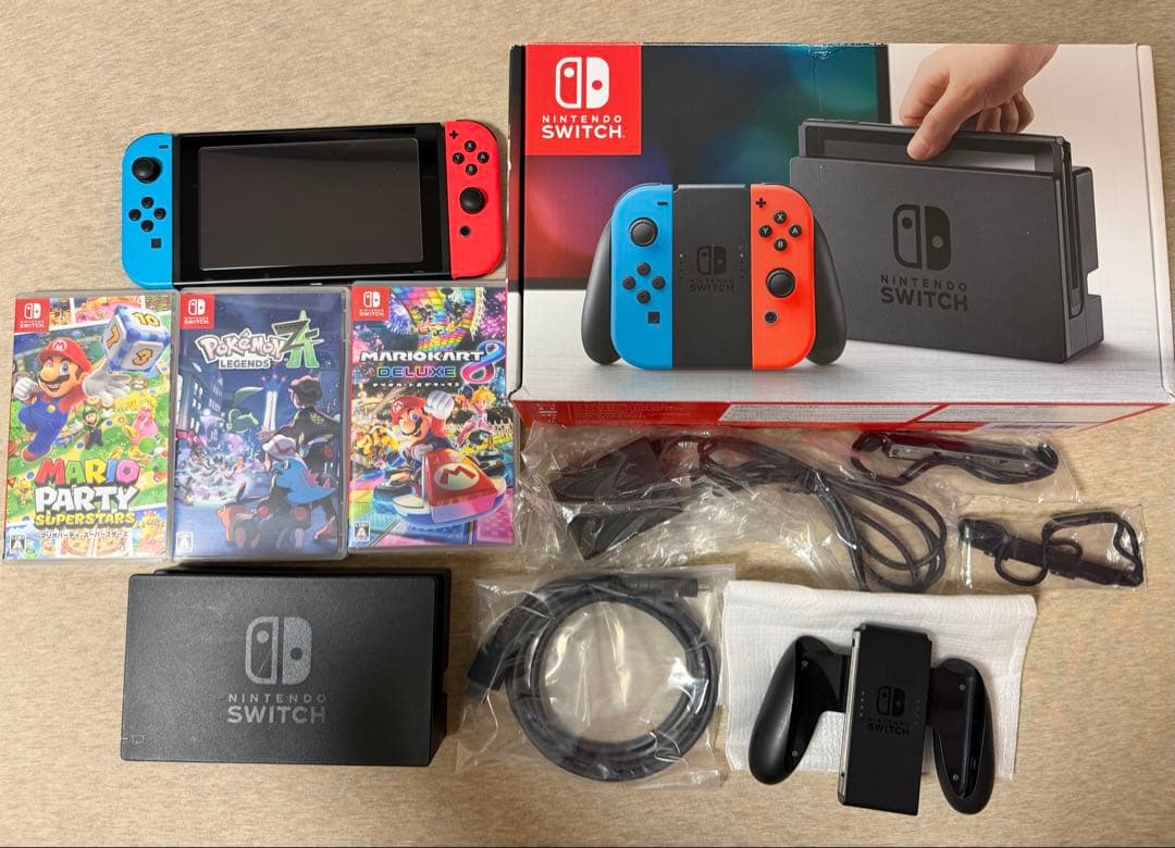 Nintendo Switch 本体 ゲームソフト付き