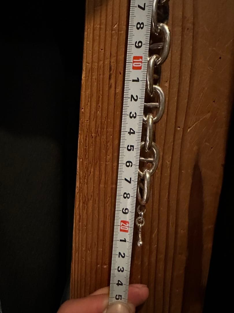 古*間様 ブレスレット　ヴィンテージ　シルバー925 イタリア製　シェーヌダンク