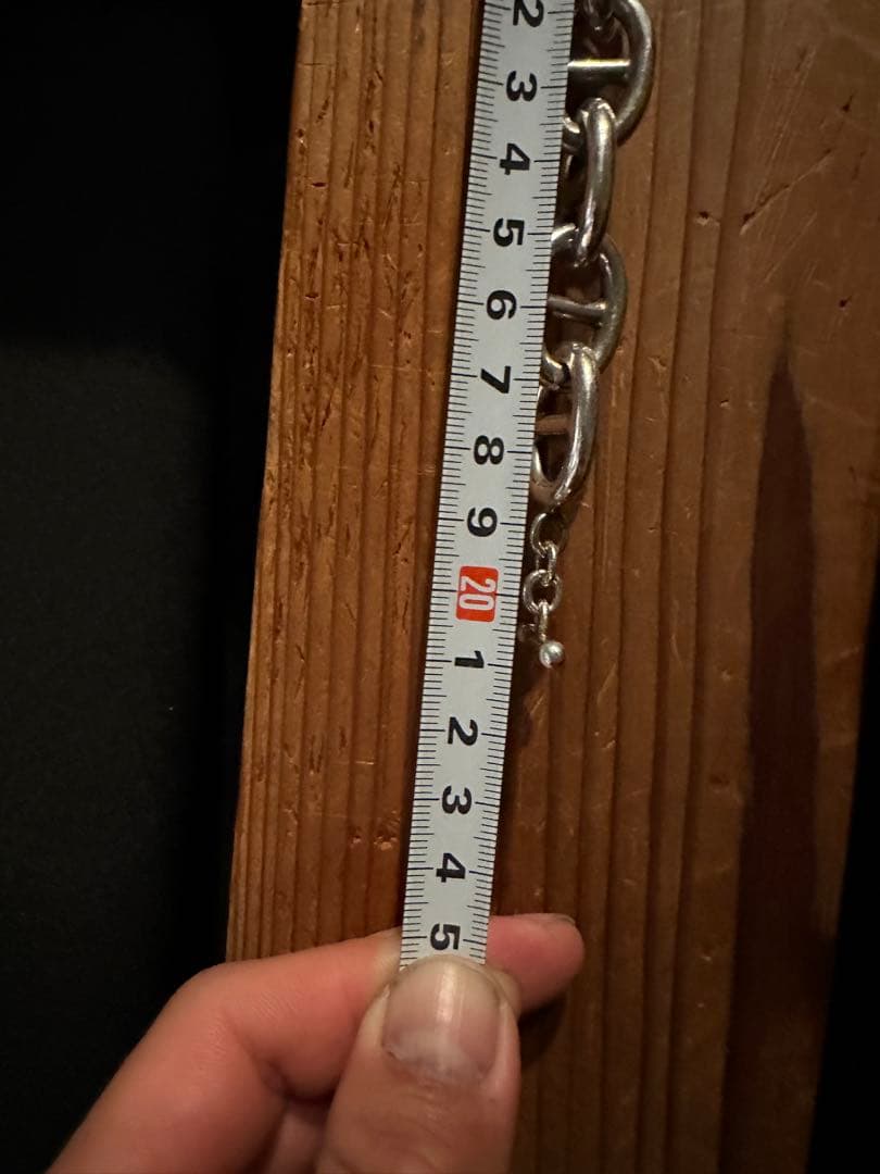 古*間様 ブレスレット　ヴィンテージ　シルバー925 イタリア製　シェーヌダンク