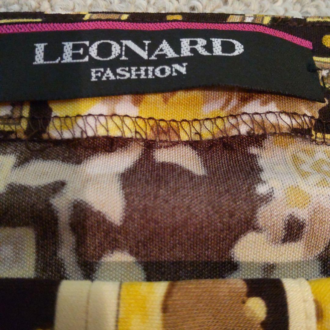 ♥️最終セール値下げ☆レオナールロゴが沢山入ったドルマンスリーブチュニック美品