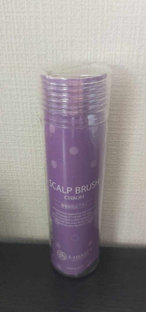 エスハートエス　スカルプブラシ　クロム