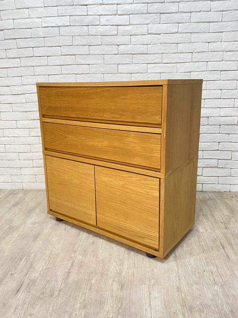 【東京都内23区配送無料】無印　チェスト　収納棚　箪笥　サイドボード　北欧